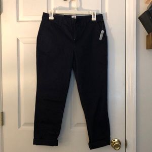 Navy Gap Girlfriend Khakis